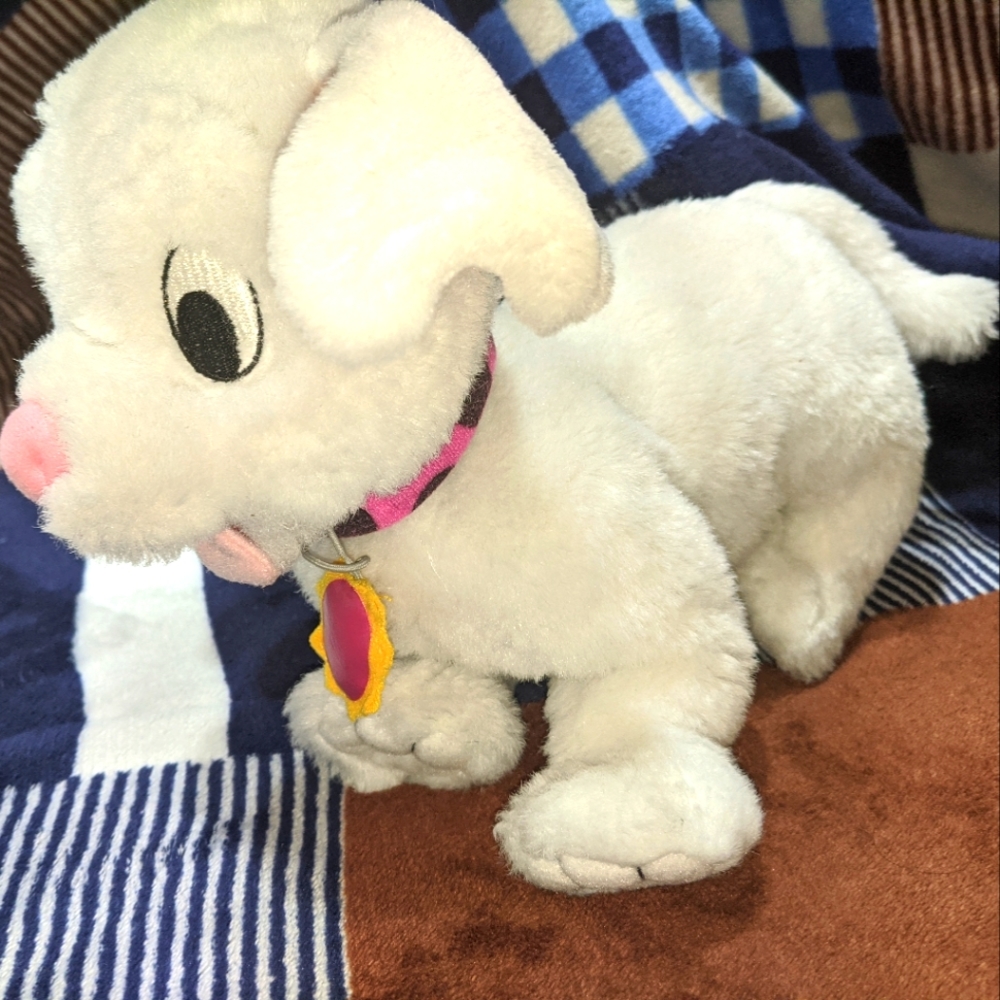 Disney 102 Dalmatians Oddball 12” Huggable Nonspotted Plush Stuffed Animal Dog